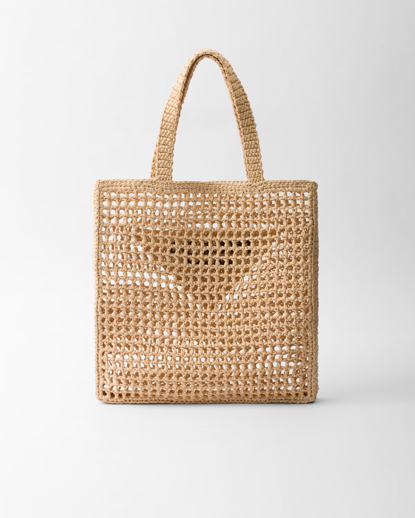P Crochet Tote Bag