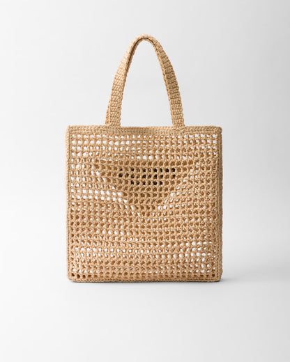 P Crochet Tote Bag