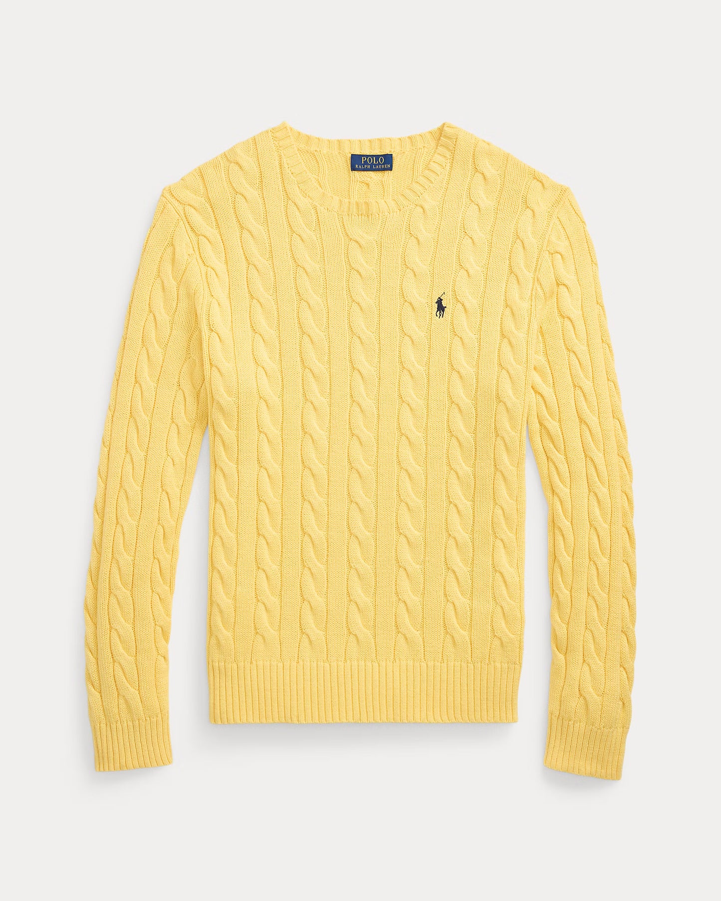 Polo Cable Knit Sweater