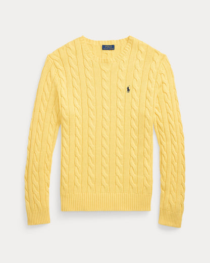 Polo Cable Knit Sweater