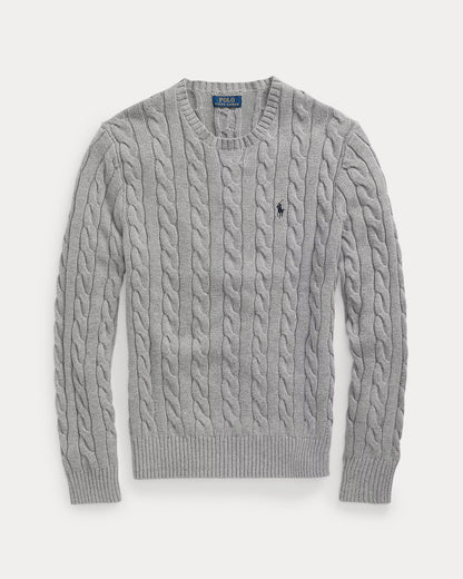 Polo Cable Knit Sweater