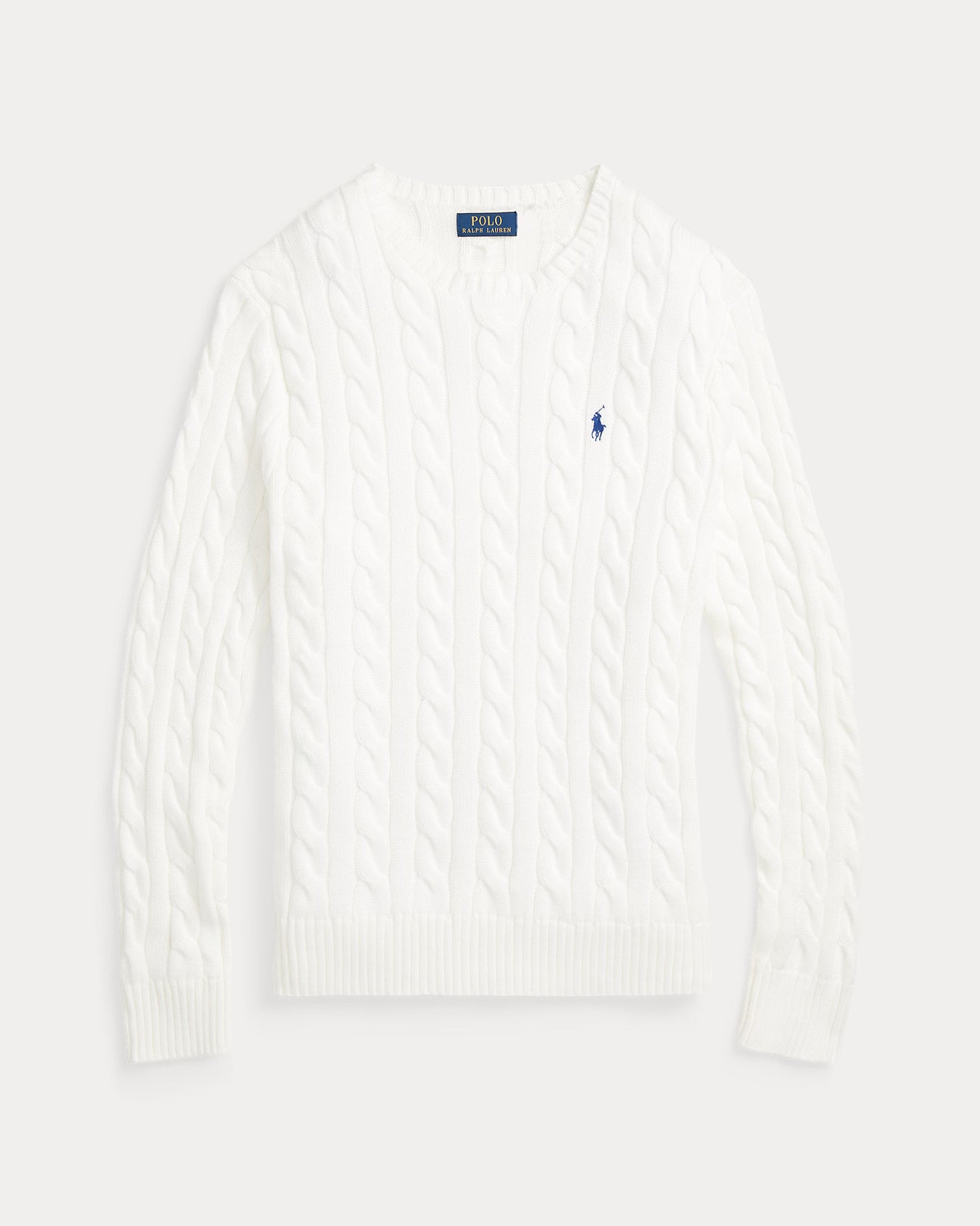 Polo Cable Knit Sweater