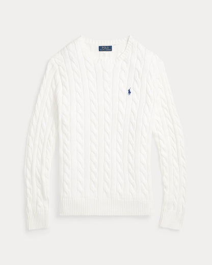Polo Cable Knit Sweater