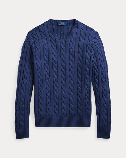 Polo Cable Knit Sweater
